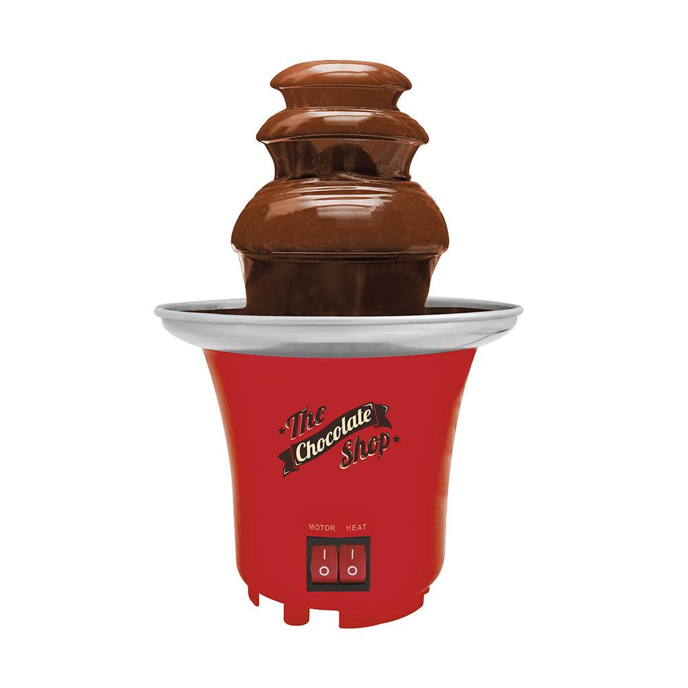 Global Gizmos 3 Tier Red Chocolate Fountain | Serves 2-4 People - Choice Stores