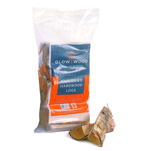 Glow Wood Kiln Dried Birch Hardwood Logs | 7kg - Choice Stores