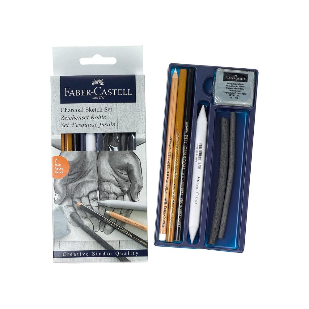 Goldfaber Charcoal Drawing Set 7 Piece - Choice Stores