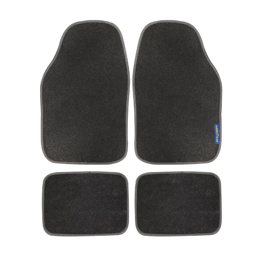 CAT® Green 4pc Car Rubber Floor Mats for All Weather Protection