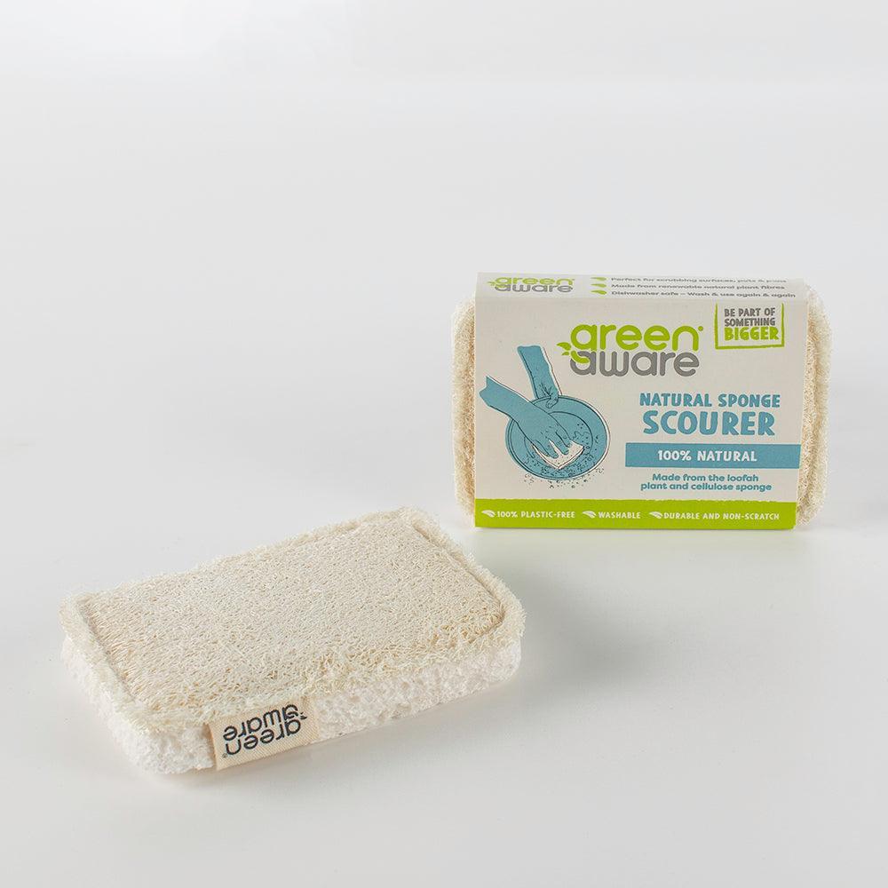 Green Aware Natural Sponge Scourer - Choice Stores