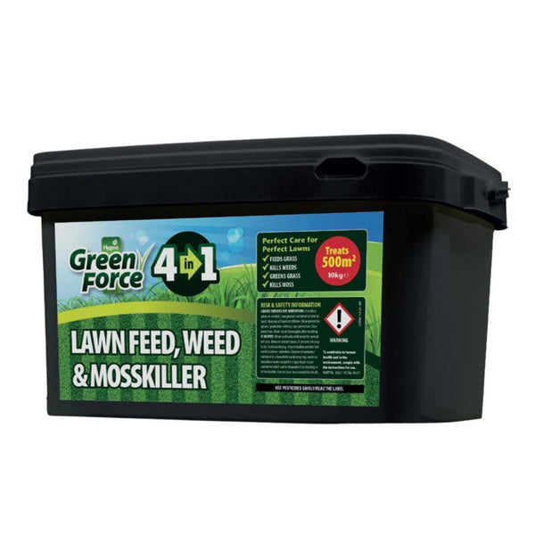 GREENFORCE 4in1 Lawn Feed, Weed & Mosskiller | 10kg - Choice Stores