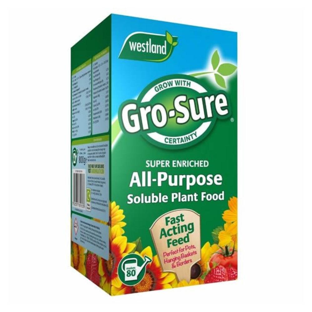 Gro-Sure All Purpose Soluble Plant Food | 800g | Fast Acting Formula - Choice Stores