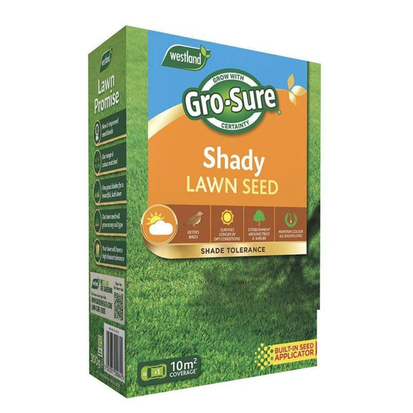 Gro-Sure Shady Lawn Seed Box | Coverage 10m2 | 300g - Choice Stores