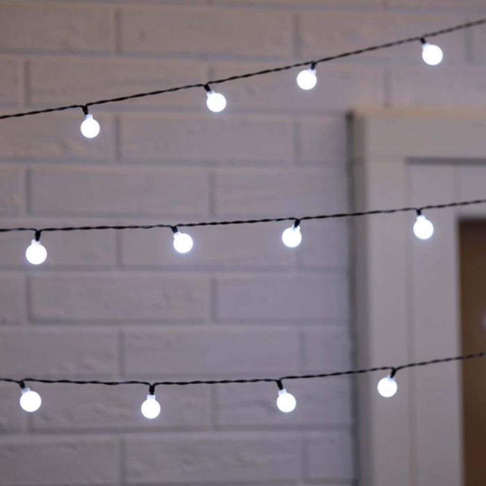 Grundig 100 LED Warm White Solar Powered String Lights | 16m - Choice Stores
