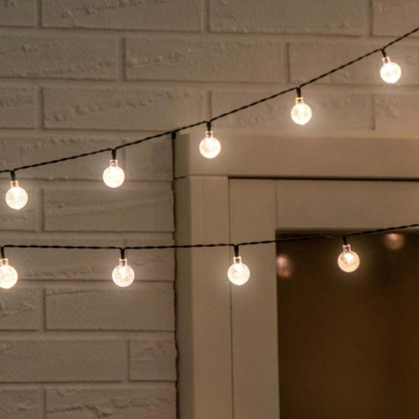 Grundig 50 LED Warm White Solar Powered String Lights with Remote | 9m - Choice Stores