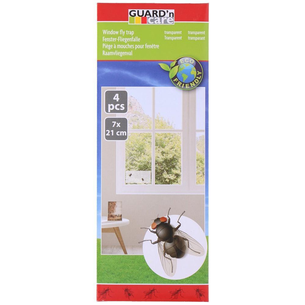 Guard'n Care Transparent Window Fly Trap | Pack of 4 - Choice Stores
