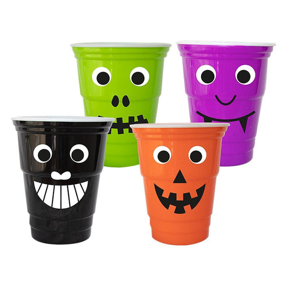 Halloween Assorted Character Plastic Cups with Googly Eyes - Choice Stores
