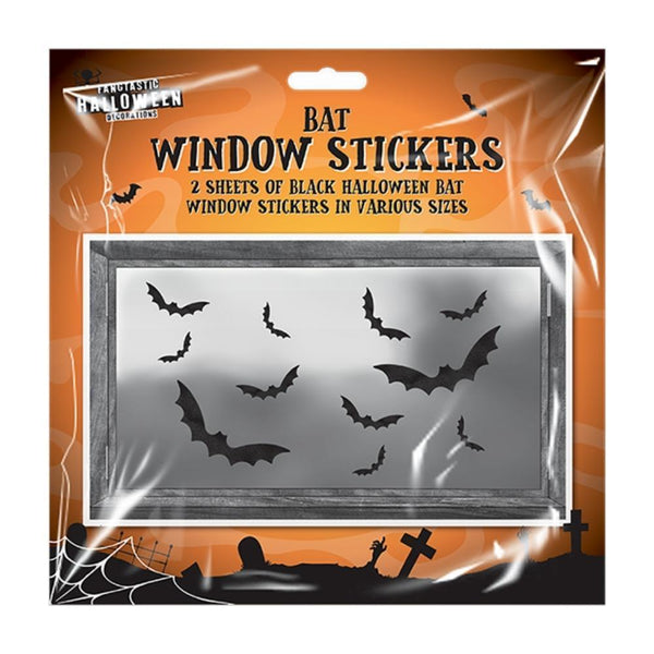 Halloween Bat Window Stickers | 2 Pack - Choice Stores