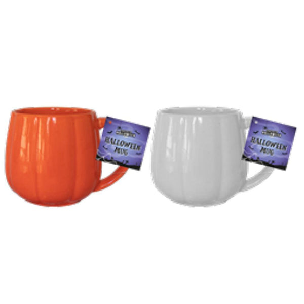 Halloween Ceramic Pumpkin Shaped Mug | Assorted Colours - Choice Stores