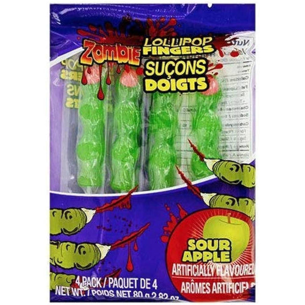 Halloween Zombie Finger Lollipop Fingers | Pack of 4 - Choice Stores