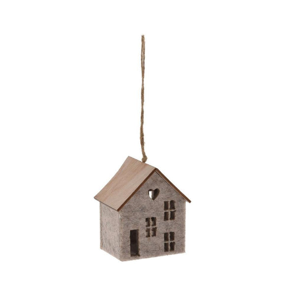 Hanging House Felt Decoration | 8.5cm - Choice Stores