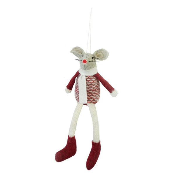 Hanging Knitted Mouse Decoration | 18cm - Choice Stores