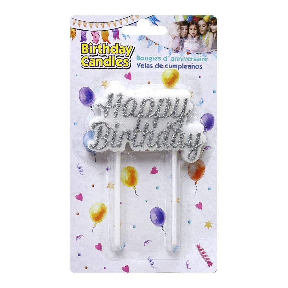 Happy Birthday Day Plaque Candle - Choice Stores