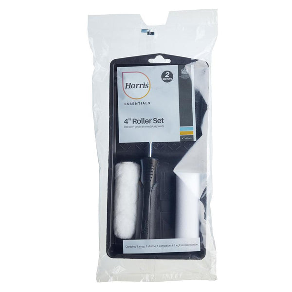 Harris Essentials Mini Roller Tray Set | 4in | 2 Sleeve - Choice Stores