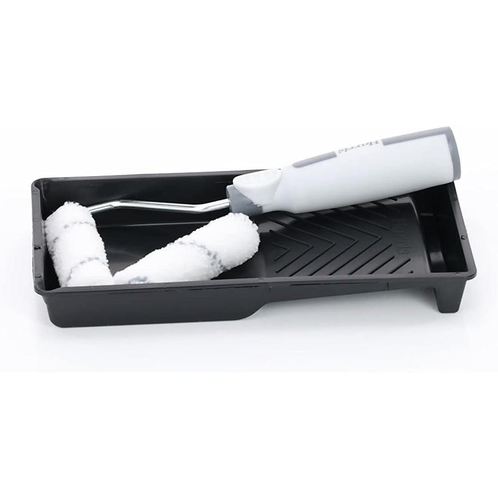 Harris Seriously Good Walls & Ceilings Medium Pile Paint Roller Set with Tray | 4in| 2 Sleeves - Choice Stores