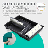 Harris Seriously Good Walls & Ceilings Sleeve Set | 9in| Pack of 4 - Choice Stores