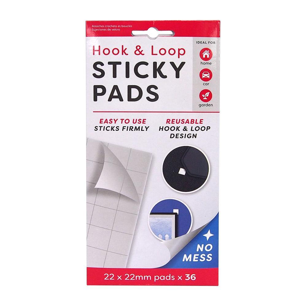 Hook & Loop Adhesive Pads | 36 Pack - Choice Stores