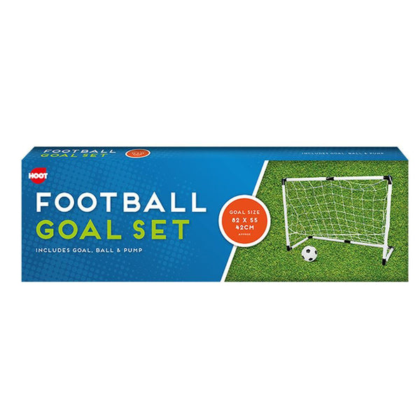 Hoot Football Goal Set | Includes Goal, Ball & Pump - Choice Stores