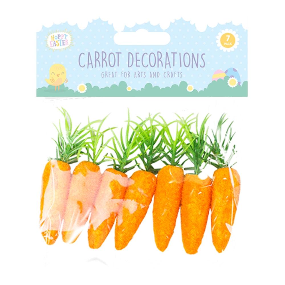 Hoppy Easter Carrot Decorations | Pack of 7 - Choice Stores
