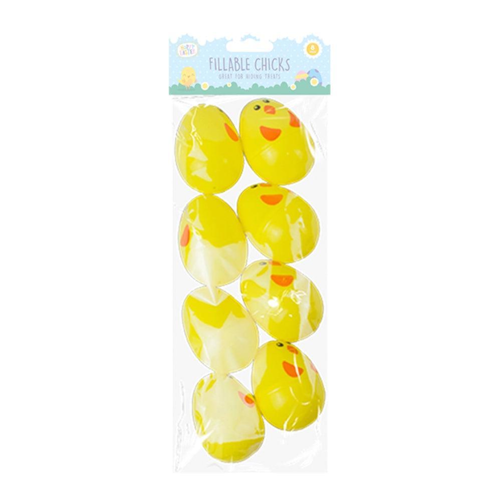 Hoppy Easter Chick Fillable Eggs | Pack of 8 - Choice Stores