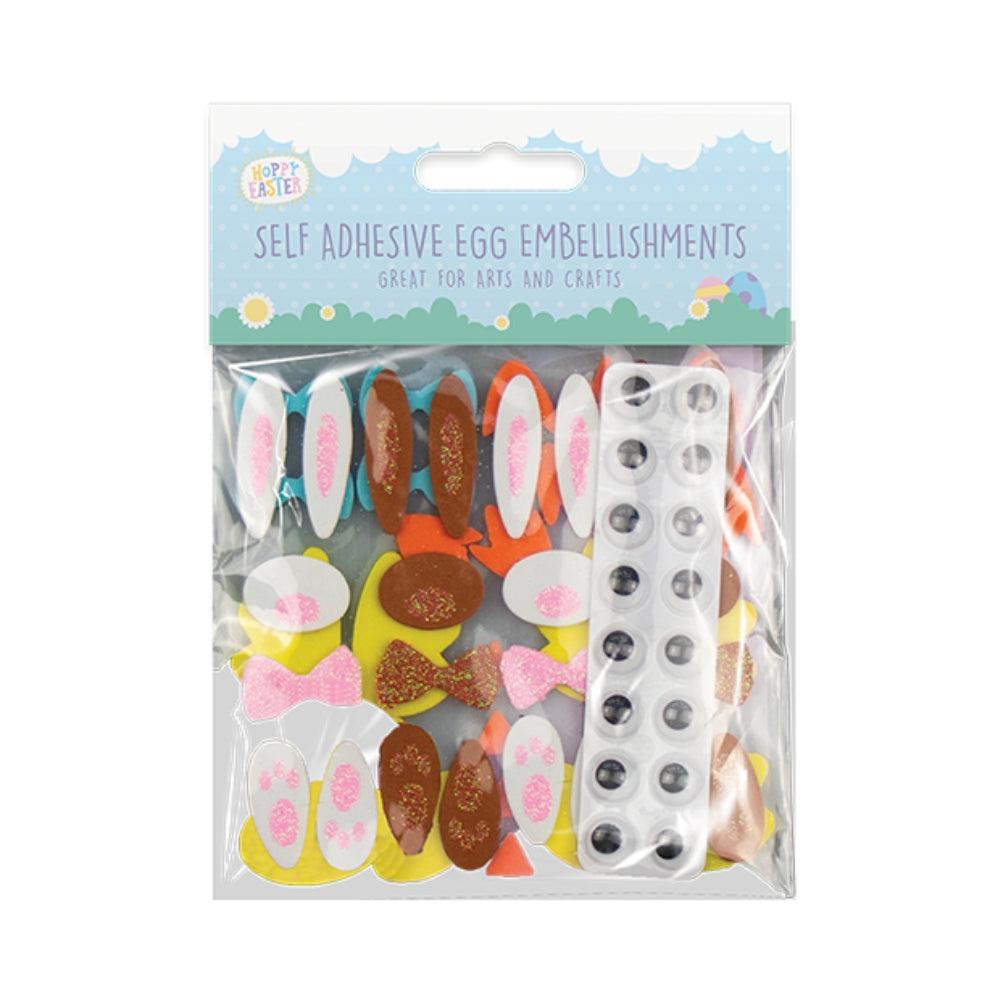 Hoppy Easter Foam Adhesive Easter Egg Embellishments - Choice Stores