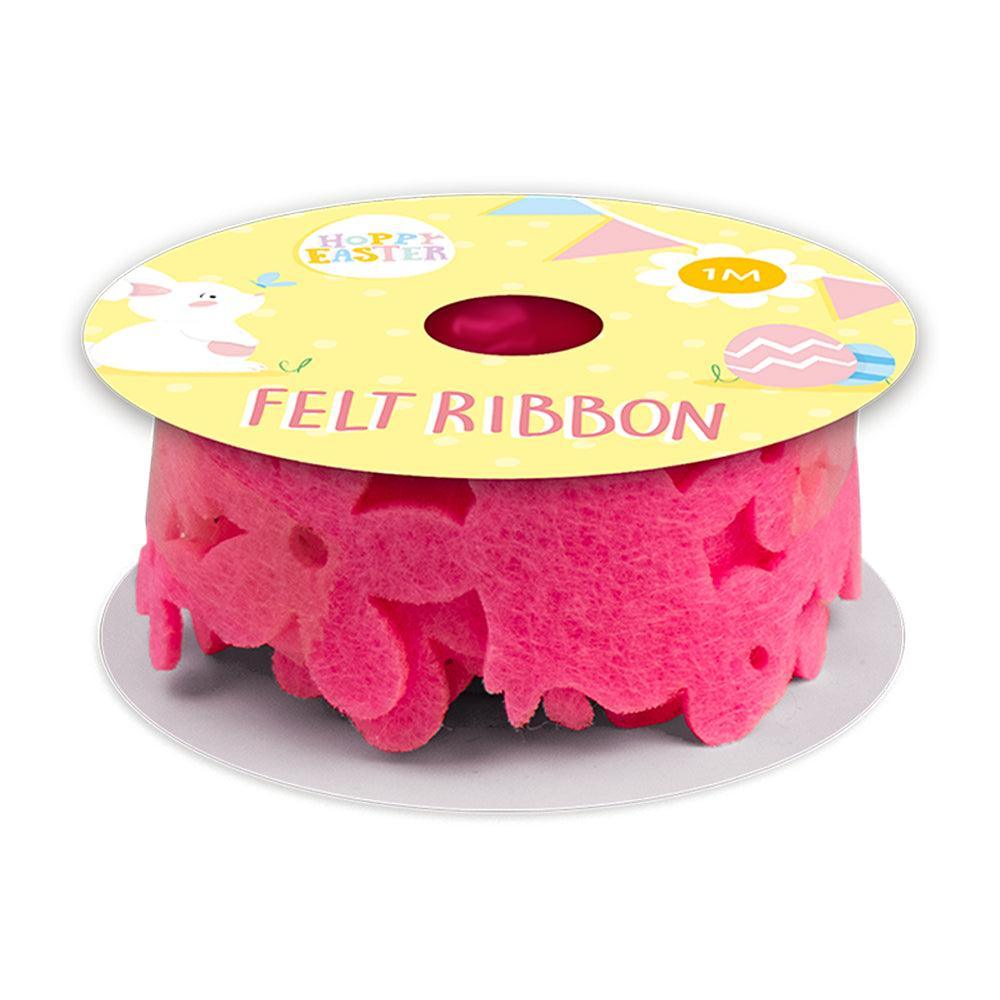 Hoppy Easter Laser Cut Easter Themed Felt Ribbon - Choice Stores