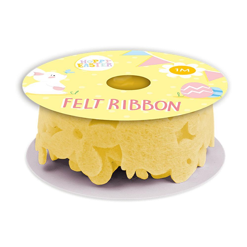 Hoppy Easter Laser Cut Easter Themed Felt Ribbon - Choice Stores