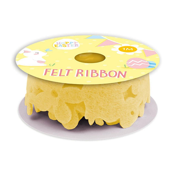 Hoppy Easter Laser Cut Easter Themed Felt Ribbon - Choice Stores