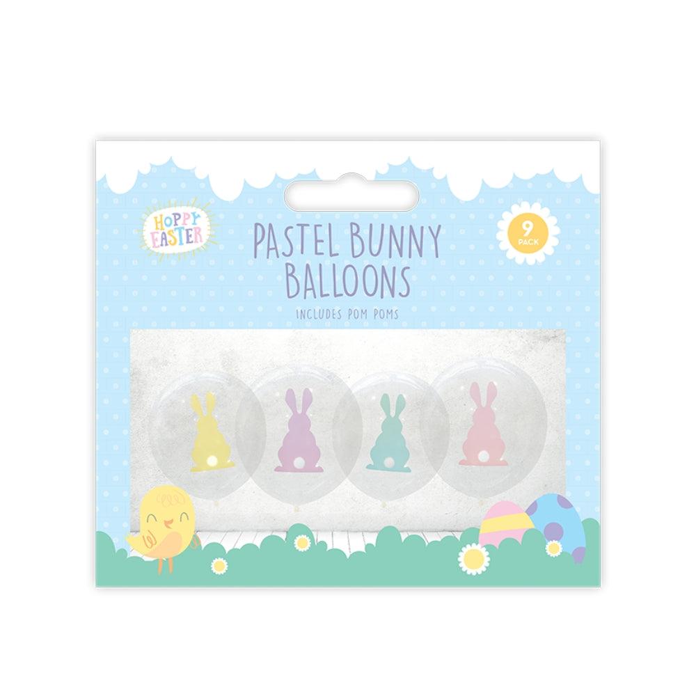 Hoppy Easter Pastel Bunny Balloons | Pack of 9 - Choice Stores