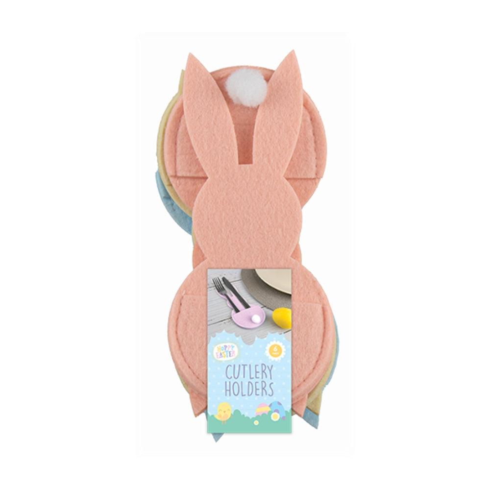 Hoppy Easter Pastel Cutlery Holders | Pack of 6 - Choice Stores