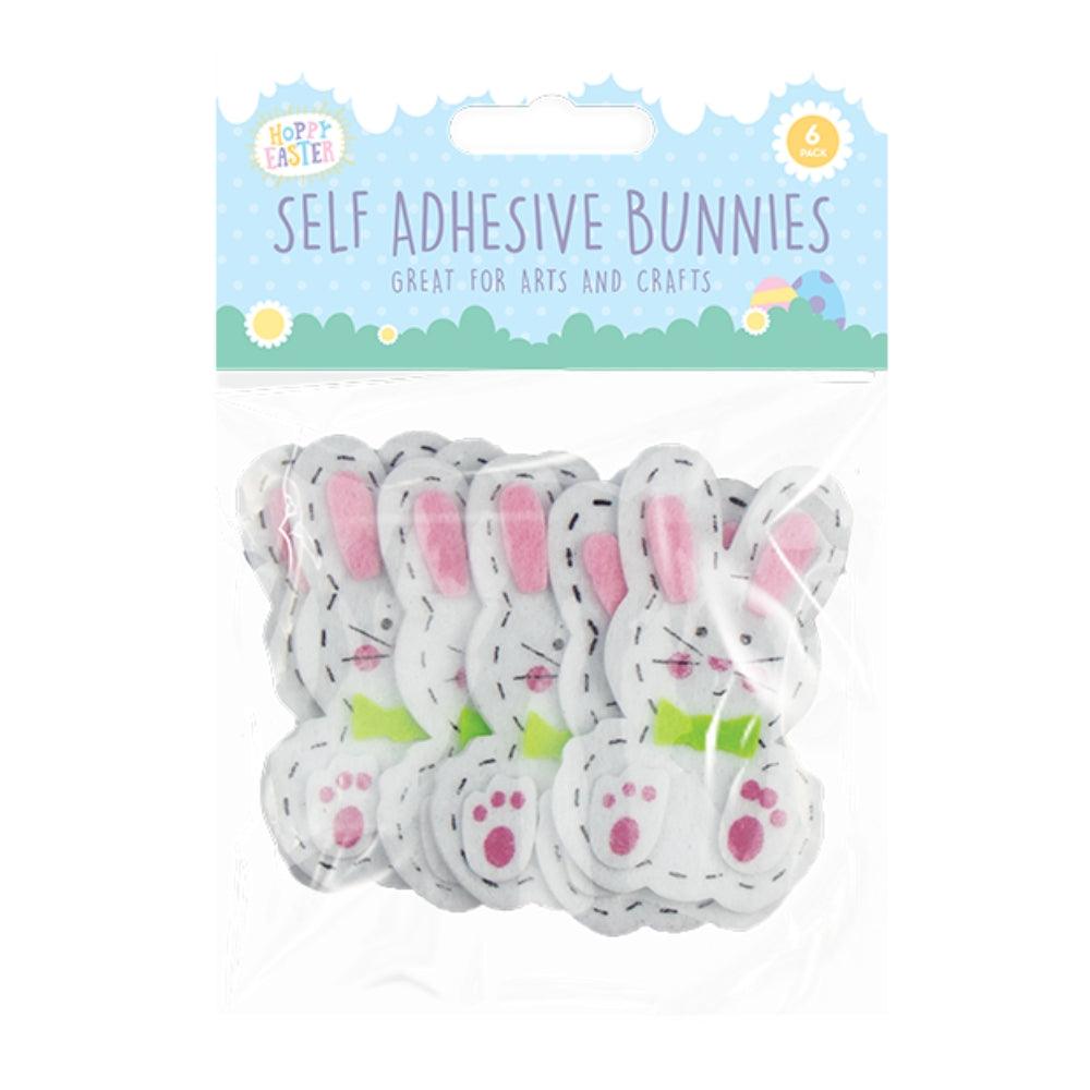 Hoppy Easter Self Adhesive Bunnies | Pack of 6 - Choice Stores