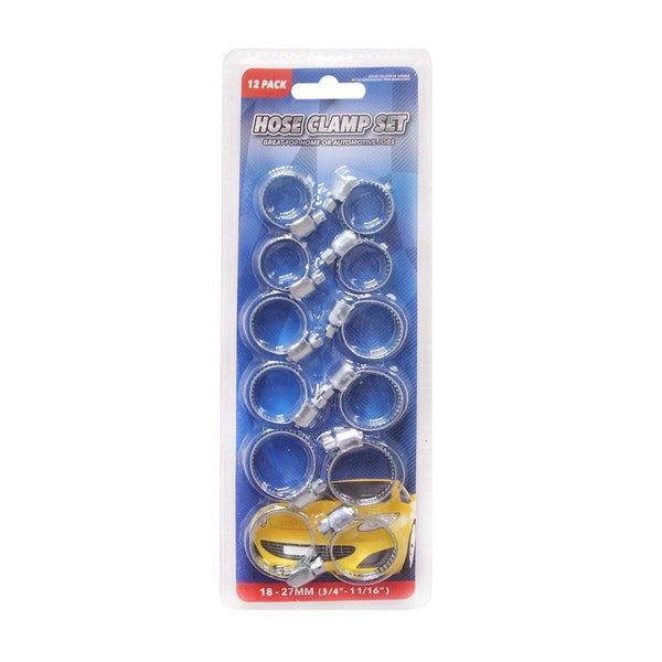 Hose Clamps Set 15-33mm | 12pc Set - Choice Stores