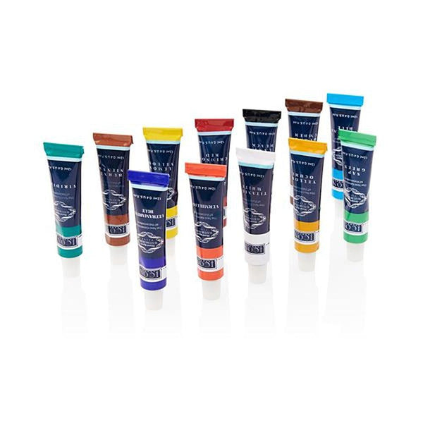 Icon Art & Craft Superior Quality Watercolour Paints | 12 x 12ml - Choice Stores
