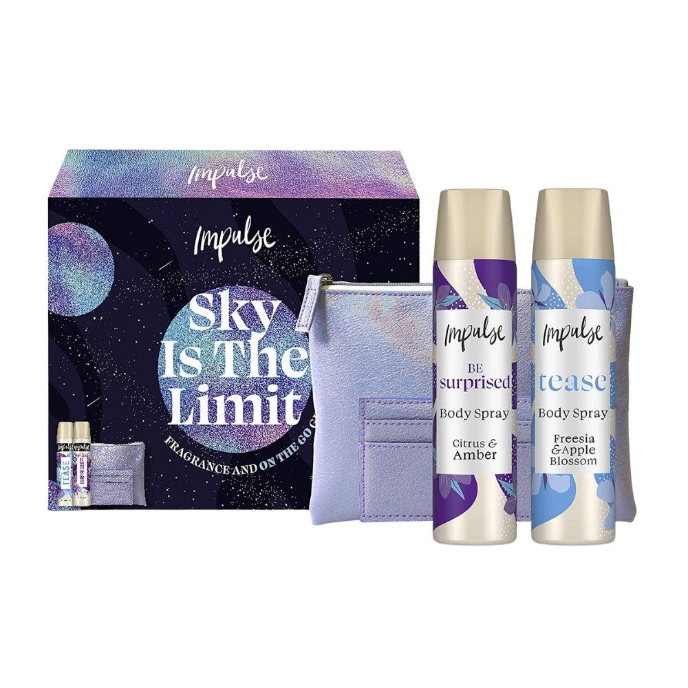 Impulse Sky Is The Limit Body Fragrance Gift Set & Makeup Bag - Choice Stores