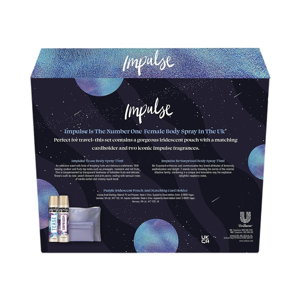 Impulse Sky Is The Limit Body Fragrance Gift Set &amp; Makeup Bag - Choice Stores