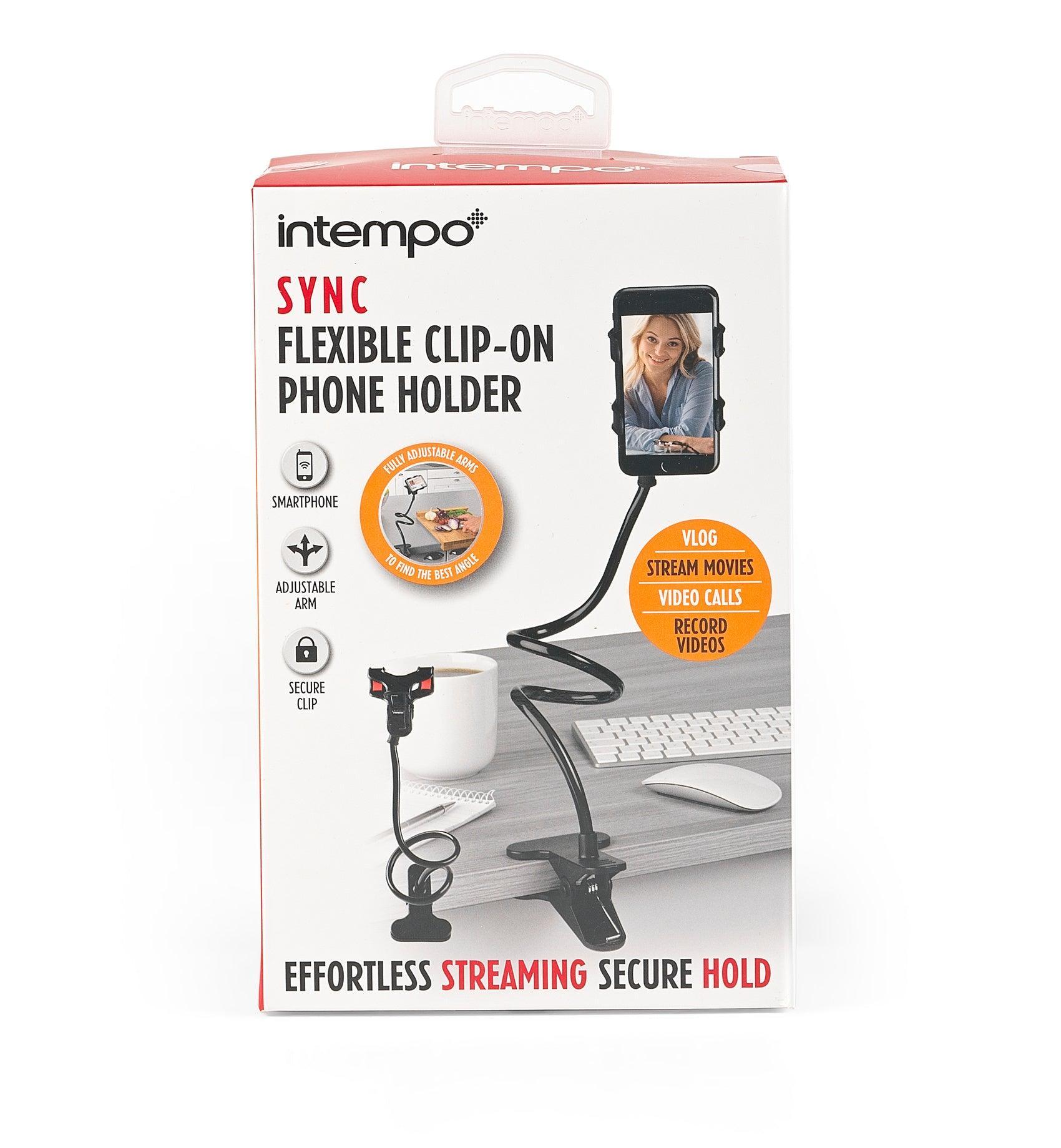 Intempo - Flexible Clip-On Phone Holder - Choice Stores