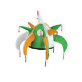 Irish Tri Colour Jester Hat with Bells | Adult - Choice Stores