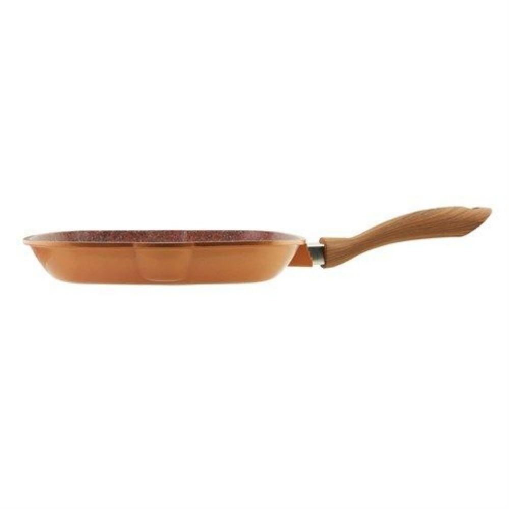 JML Non Stick Copper Stone Griddle Pan | 28cm - Choice Stores
