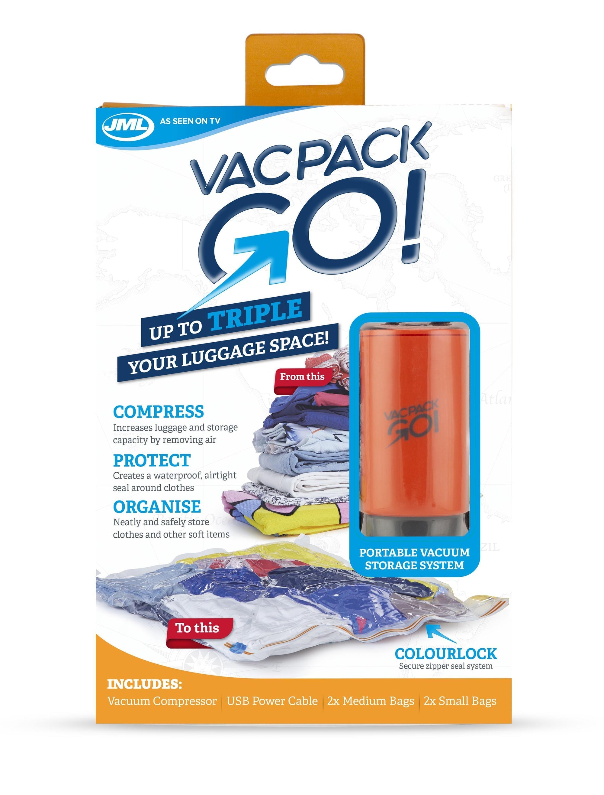 JML Vac Pack Go | Triple Your Luggage Space - Choice Stores