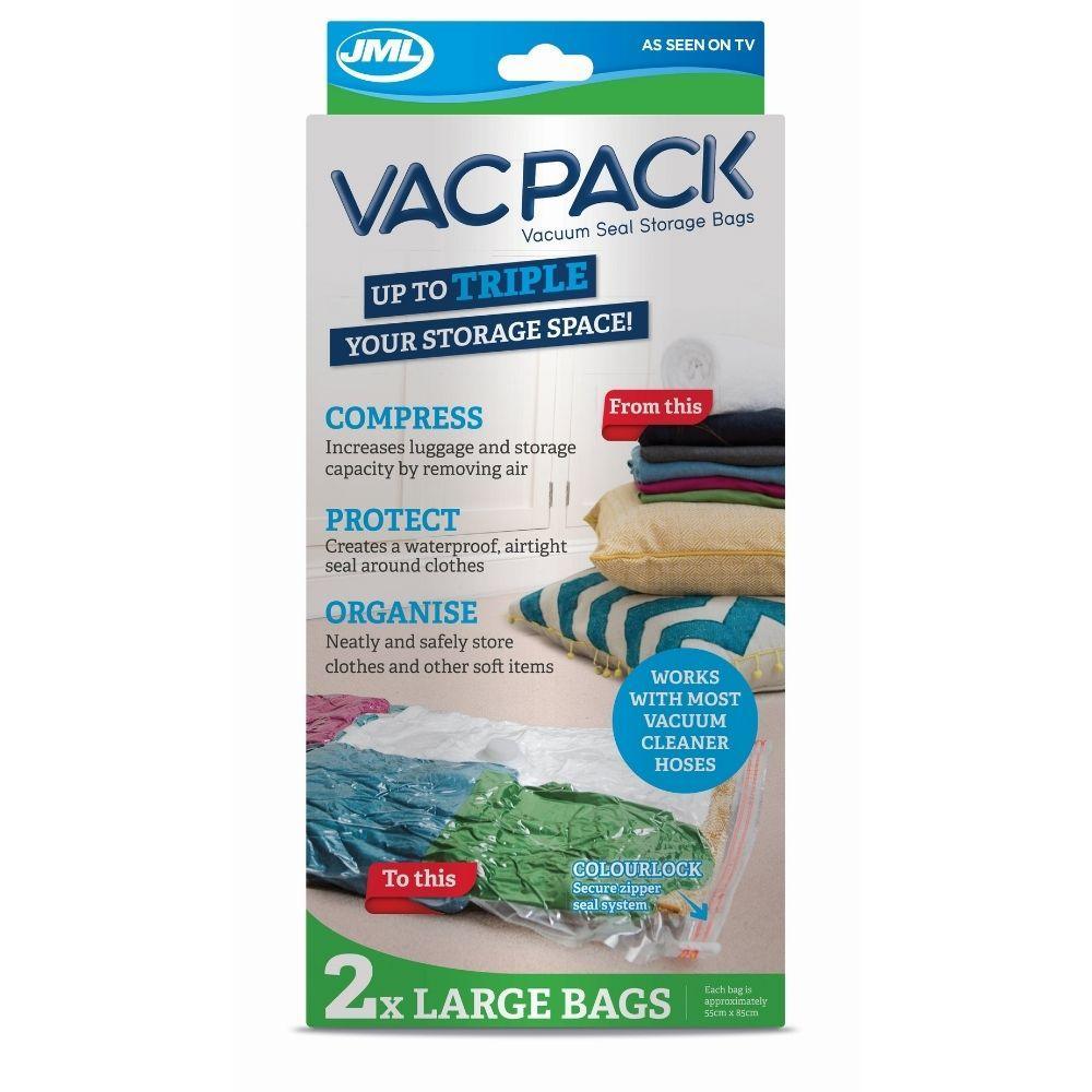 JML Vac Pack Large Storage Bags | Pack of 2 - Choice Stores