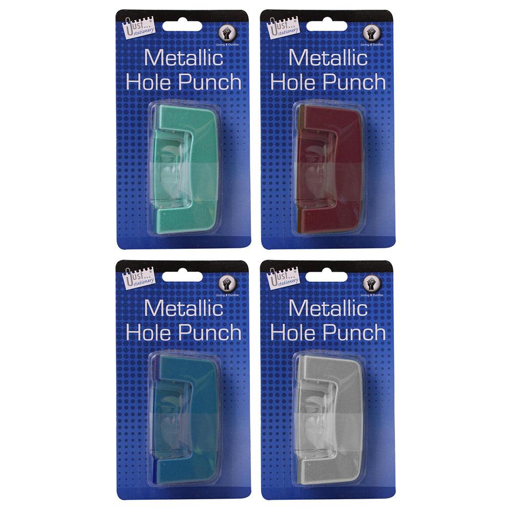 Just Stationery 2 Hole Paper Puncher | Metallic - Choice Stores