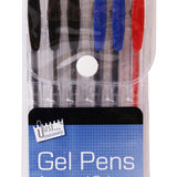 Just Stationery Assorted Coloured Gel Pens | 6 Pack - Choice Stores
