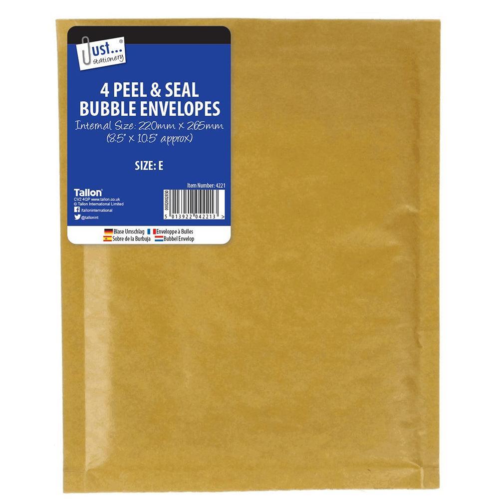Just Stationery Bubble Envelopes Size E | Pack of 4 - Choice Stores