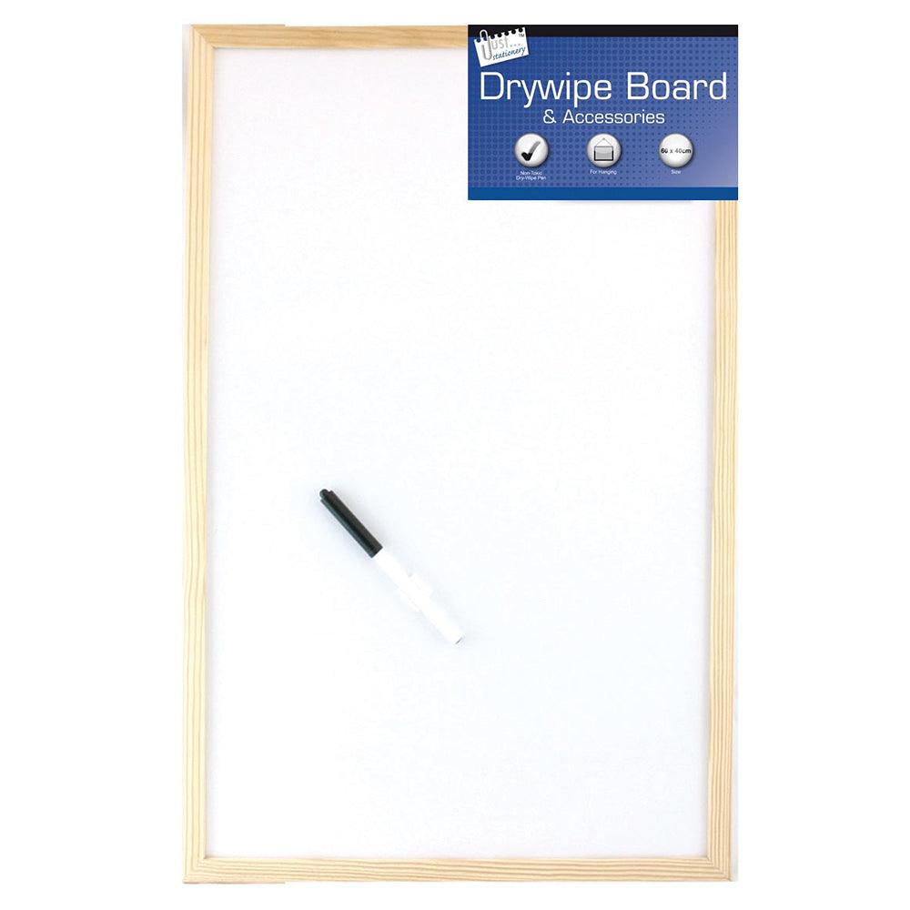 Just Stationery Drywipe Board | 60 x 40cm - Choice Stores