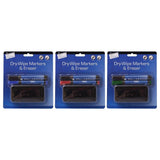 Just Stationery DryWipe Markers & Eraser | Pack of 2 - Choice Stores