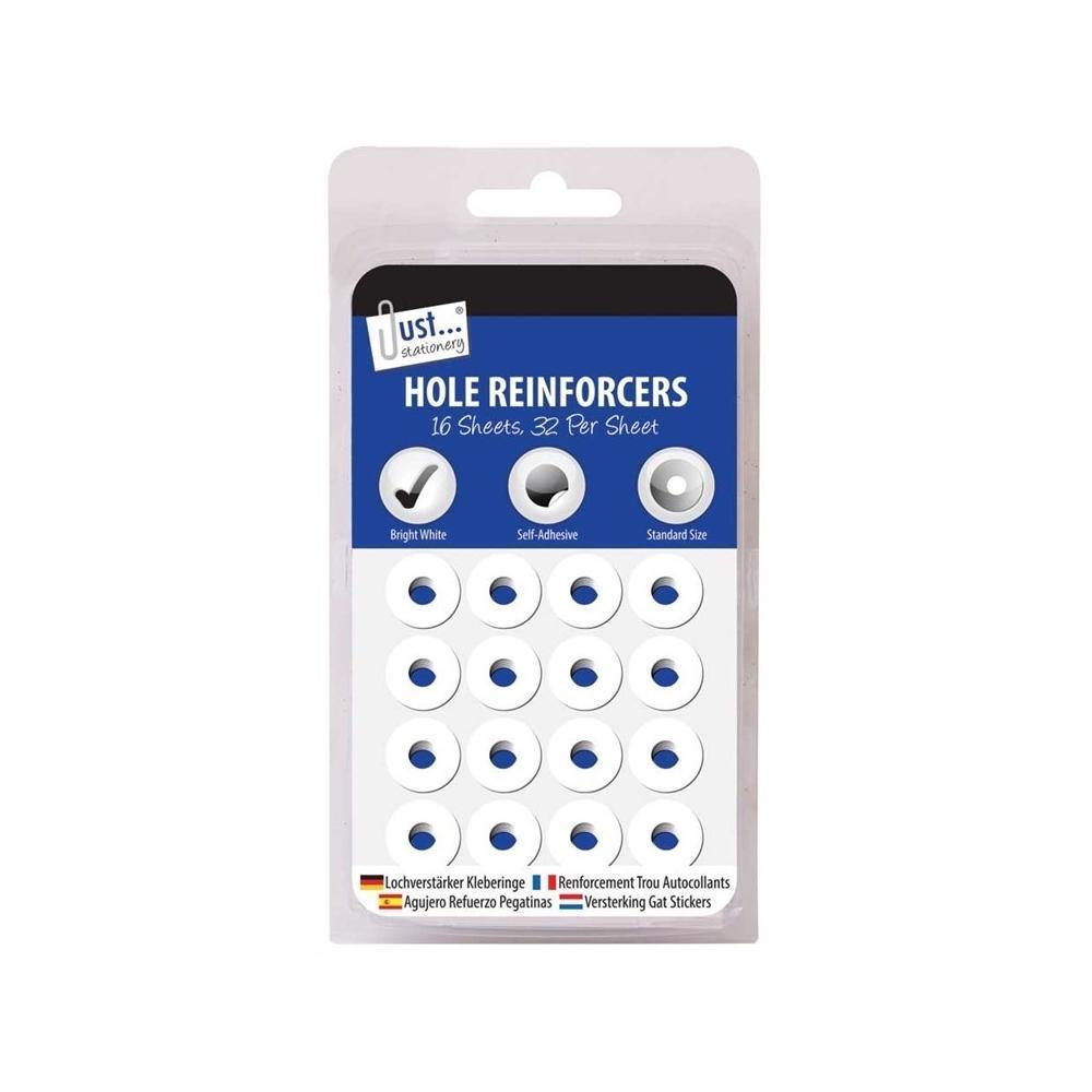 Just Stationery Hole Reinforcers | 500 Stickers - Choice Stores
