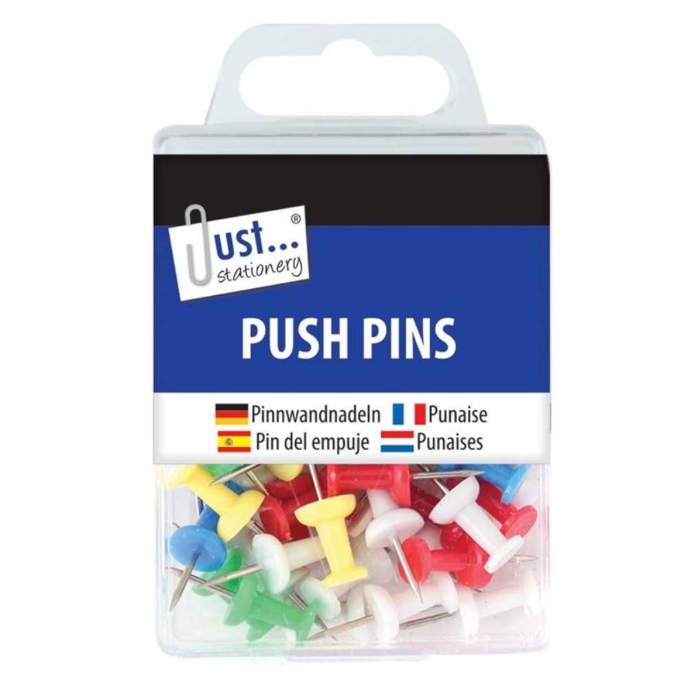 Just Stationery Multicoloured Push Pins - Choice Stores