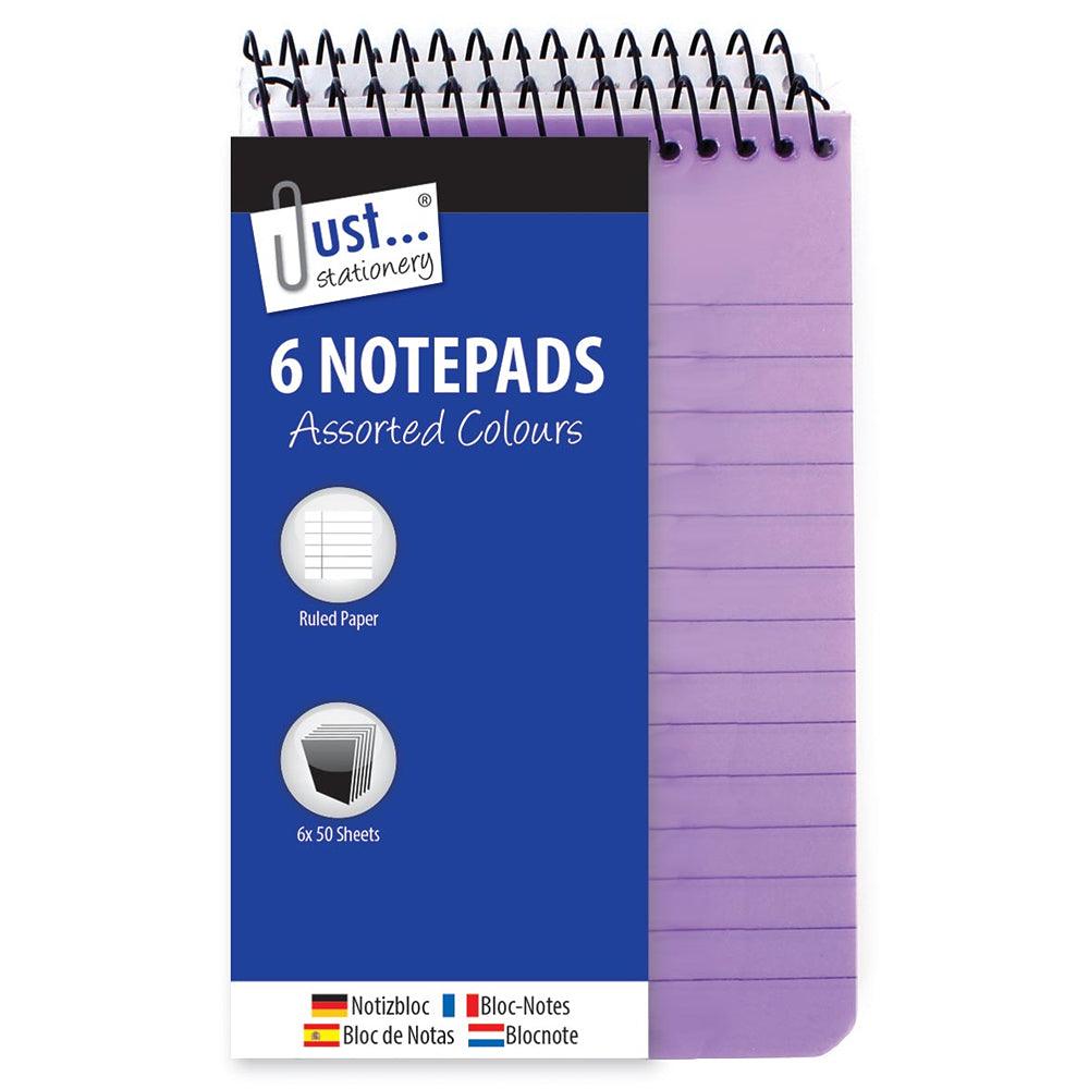 Just Stationery Neon Note Book | Pack of 6 - Choice Stores