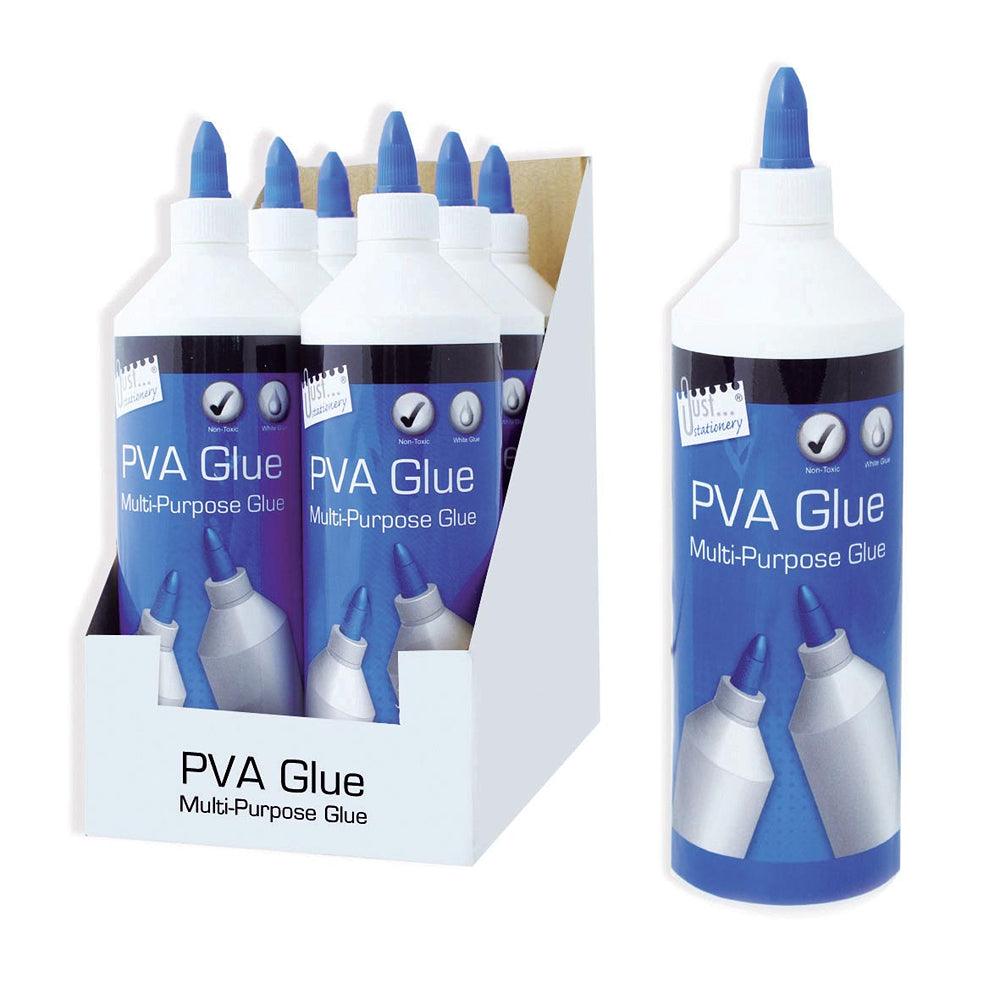 Just Stationery PVA Glue White | 500ml - Choice Stores